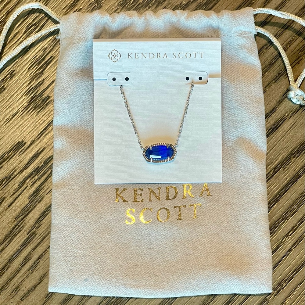 Kendra Scott Elisa Silver Pendant Necklace